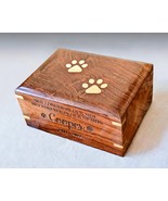 Personalized Wooden Pet Urn | Handmade Remembrance Box for Beloved Pets ... - $39.99