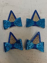 15 Boxes of BSRESIN 4 Pcs Glitter Blue Dog Ear Hair Clips (60 Pcs Total) - £75.93 GBP