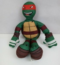 2013 Viacom TMNT Teenage Mutant Ninja Turtles Raphael Talking 9&quot; Plush Works - £11.59 GBP
