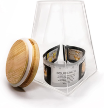 Midanggu Glass Food Storage Jar Container Decorative Canister Terrarium Vase wit - £19.18 GBP