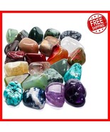 Diverse Tumbled Crystals Pack - 1,000+ Carats of Healing Stones for Ener... - $44.06 CAD