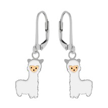 Llama 925 Silver Leverback Earrings - £14.93 GBP