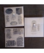 CLOSE TO MY HEART MY ACRYLIX STAMPS Lot 3 incl Card Chatter - £14.01 GBP