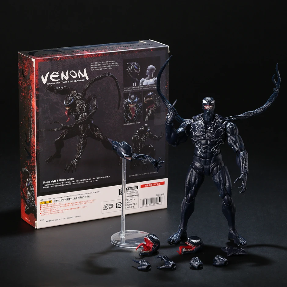 Venom 2 Let There Be Carnage SHF 7inches Movable Action Figure Model Toy... - £26.88 GBP+