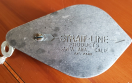 Vintage Early Strait-Line Products Santa Ana, CA Pat Pend. Chalk Line Reel - $11.88
