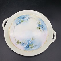 Vintage Relish Plate Uno Favorite China Hand Painted Floral Bavaria 6.5&quot; - $9.89