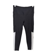 Black Yoga Capri Pants With Pockets High Waist Stretch Leggings Size M M... - £17.22 GBP