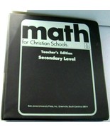 Math 7 For Christian School Teacher&#39;s Edition Secondary Level Binder 089... - £11.42 GBP