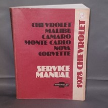 1978 Chevrolet Full Line Shop Service Manual Malibu Camaro Monte Carlo C... - £33.07 GBP