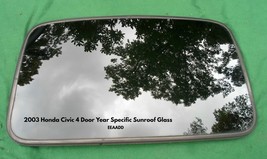 2003 Honda Civic 4 Door Year Specific Sunroof Glass Oem Free Shipping - £116.15 GBP