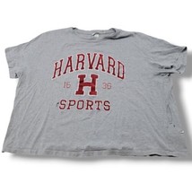 Harvard University Top Size XXL By H&amp;M Havard Sports T-Shirt Ripped Torn Holes - £23.26 GBP