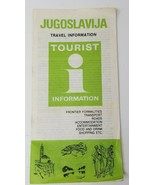 Jugoslavija Travel Brochure Guide The 14th International Summer Games Yu... - £9.78 GBP