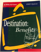 Vintage Delta Airlines Destination Benefits Magazine 2000 - $4.94