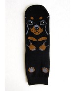 NEW Black &amp; Tan Dachshund Puppy Women&#39;s Socks - $9.00