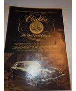 Vintage Cordoba Chrysler Plymouth Print Magazine Advertisement 1975  - £7.05 GBP