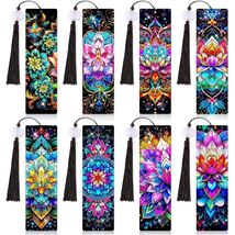 Diamond Painting Completed Geometric Design Bookmark with Tassel - $9.99