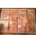Nottingham Castle / Robin Hood Country Double Sided Poster Map Foldout - $30.49 CAD