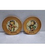 Humble print on wooden plates set of two - $44.14 CAD