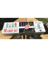 GE Vtg Multi Colored 10 Piece String Light Set In Original Box  Christma... - $376.98 MXN