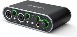 Saramonic Mv-Mixer Dual-Channel Xlr Audio Interface Mixer For Mac Pc Recording - £99.72 GBP