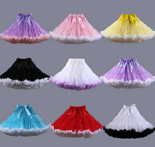 Lolita Petticoat COS Underskirt Puffy Fluffy Crinolines Adult Dance TUTU Skirts - £16.73 GBP