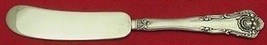 New Queens by Durgin Sterling Silver Butter Spreader Flat Handle 5 1/8&quot; - £43.89 GBP