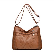 New Casual Soft PU Leather  Crossbody Bag Ladies Hand Messenger Bags Women Purse - £53.89 GBP