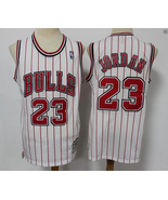 #23 Michael Jordan White Stripe Jersey - $45.00