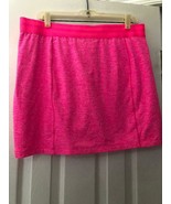NWT Ladies ADIDAS NEON PINK Pullon Stretch Golf Tennis Knit Skort - size... - $29.99