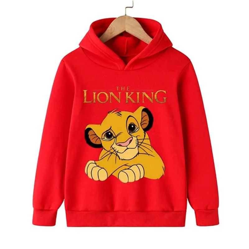 Kids Lion  Simba Hoodies Fashion Boys Girls Long Sleeve Sweatshirt Tops Casual C - £66.44 GBP