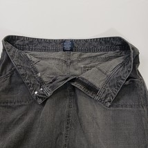 Faded Glory RN#89169 Women's Black Cotton Blend Denim Skirt Pockets Size 16 image 9