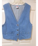 A.R.C. Vtg style Jean Vest A&amp;R Clothing size M Excellent NWOT Unisex - $11.87