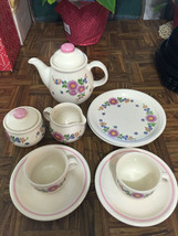 Vintage 1980s East German (DDR) Ceramic Tea Set New Never Used Country Style - £22.12 GBP