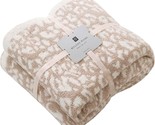 Warm Reversible Cheetah Blanket Leopard Pattern Throw For Couch Bed Sofa... - £34.45 GBP