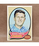 1970 Topps #185 DENNIS PARTEE San Diego Chargers SIGNED autographed AUTO... - €3,36 EUR