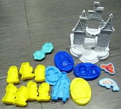 PLAY-DOH Disney Magic Kingdom Castle Nemo 7 Dwarves Belle Snow White Mold Lot - £11.87 GBP