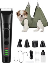 Dog Clippers for Grooming, 5 in 1 Dog Paw Trimmer with Pet - $35.51