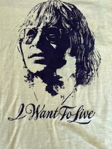 1978 JOHN DENVER Spring Tour I Want to Live 2-sided single stitch size M 38-40 - £193.05 GBP