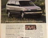 vintage Mazda MPV Print Ad Advertisement 1988 pa2 - £6.25 GBP