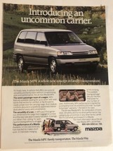 vintage Mazda MPV Print Ad Advertisement 1988 pa2 - £6.22 GBP