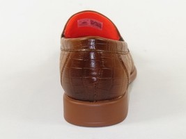 Men's TAYNO Shoes The Caprio C TAYNO Crocodile Print Bit Loafer Cognac image 5