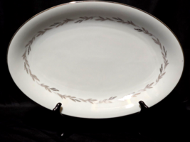 Vintage NORITAKE GRAYWOOD 14&quot; x 9&quot; Large Oval Serving Platter - Circa 1960 - $27.86