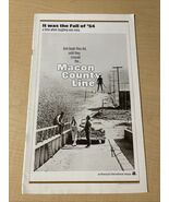 “Macon County Line” Original Movie Press Kit Pressbook Poster CV JD - $183.57 MXN