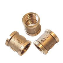 3 PCS G1/2&quot; Female Thread Brass Straight Coupling Connector for Water, F... - £11.53 GBP