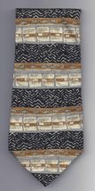 Mens Jonathan wachtel 100% silk Neck Tie 58" long 3 1/2" wide #2 Necktie - $5.91