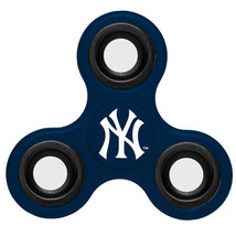 New York Yankees Tri Fidget Spinner Toy Stress &amp; Anxiety Reducer Hand Sp... - £8.55 GBP