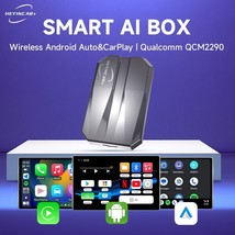 HEYINCAR CarPlay Smart Ai Box Plus Android 11 Wireless CarPlay Android Auto YouT - £78.79 GBP