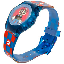 Super Mario Bros. Kid&#39;s LCD Watch with Checkered Strap Multi-Color - £17.56 GBP