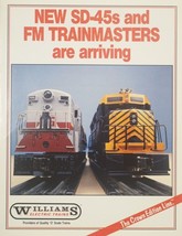 Williams O Gauge Electronic Trains SD45 &amp; Trainmaster Crown Edition Cata... - $5.00
