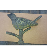 22QQ91 DIECAST BIRD, ON TWIGS, 6&quot; LONG, 5&quot; TALL, 2&quot; WIDE, VERY GOOD COND... - $16.76